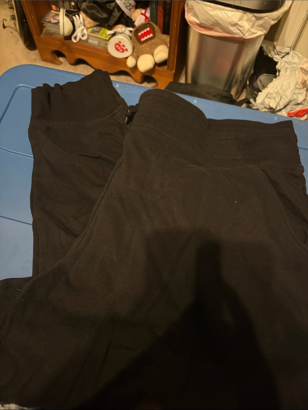 Womens Black Casual Jogger Pants - Comfortable Everyday Wear